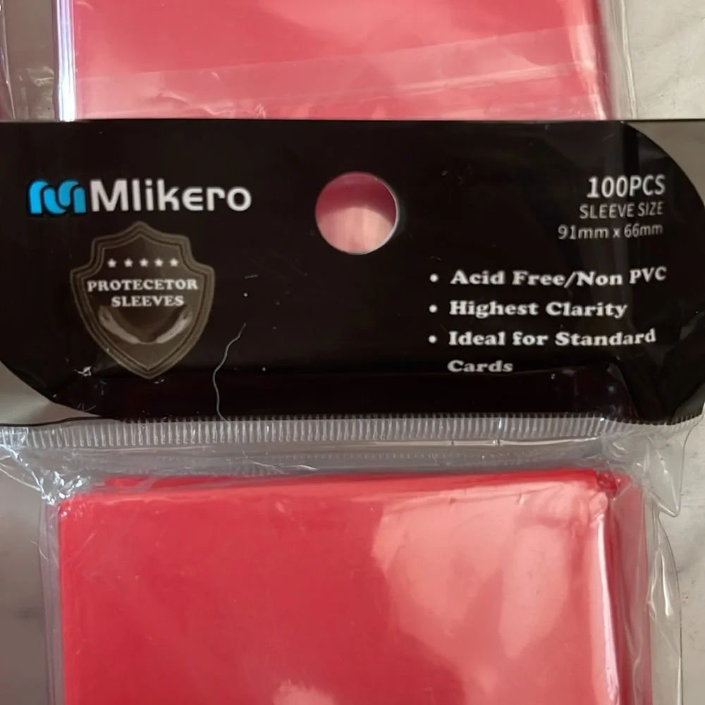 400 counts Mlikero card sleeves for card storage and protection